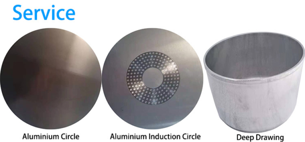 aluminum circle with stainless steel bottom products